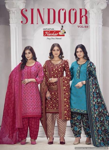 Sindoor Vol 23 By Navkar Pure Cotton Printed Readymade Dress Wholesale Shop In Surat
